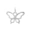 12 Pack: Sterling Silver Butterfly Icon Charm by Bead Landing™